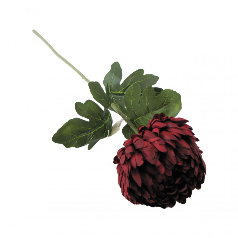 Chryzantema 75cm bordowa